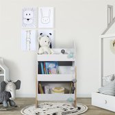 Boekenkast voor kinderen - Speelgoedkast - Opbergkast - Kinderkamer - Kinderkamerkast - Schappenkast