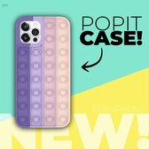 Fidget toys - Pop it - telefoonhoesje Iphone XS - X/10 - pop it hoesje - pop it case - pop it
