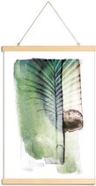 JUNIQE - Posterhanger Jurassic Cycad -30x45 /Groen & Wit