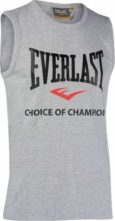 EVERLAST MOUWLOOS BOKSSHIRT -GRIJS XXL