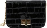 Pieces Dames KAMILLA CROSS BODY D2D Zwart Tas - Maat One Size