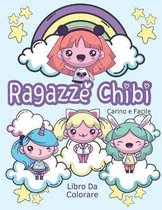 Ragazze Chibi Libro da Colorare Carino e Facile