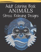 Animals Adult Coloring Book