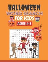 Halloween Word Search For Kids Ages 4-8