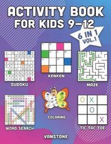Activity Book for Kids 9-12