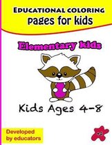 Educational Coloring book for kids ages 4-8