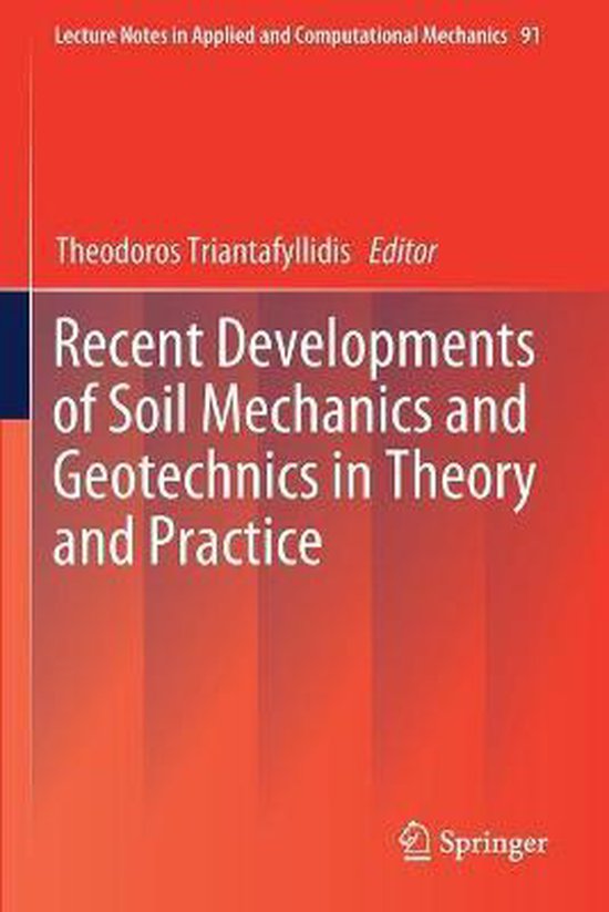 Recent Developments of Soil Mechanics and Geotechnics in The ... - cover