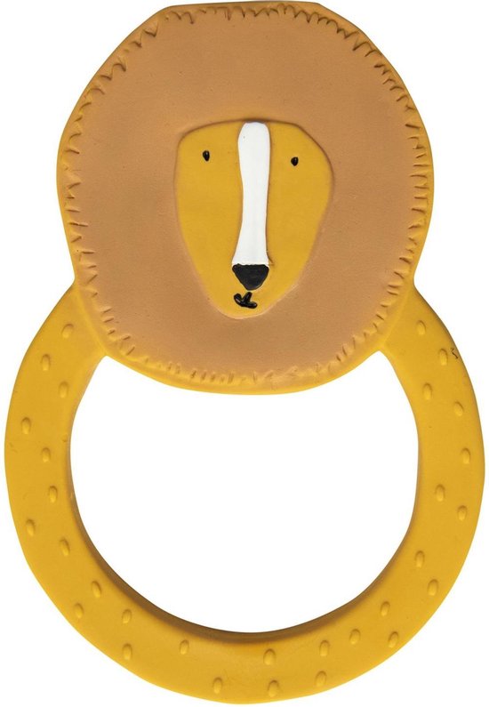 Trixie - Ronde bijtring natuurlijk rubber - Mr. Lion