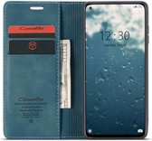 Caseme Xiaomi Mi 10 Lite Retro Wallet hoesje - Blauw