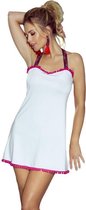Amber | Strand vakantie jurkie | viscose | wit L