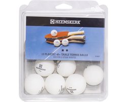 Heemskerk Silver Tafeltennisballen per 12 stuks - Wit - 2 ster