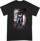 Batman Contemplative Pose T-Shirt Zwart