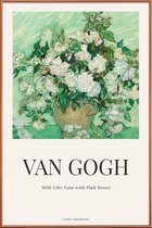 JUNIQE - Poster met kunststof lijst van Gogh - Still Life: Vase with