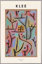 JUNIQE - Poster met kunststof lijst Klee - Park Near Lu -20x30