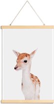 JUNIQE - Posterhanger Fawn -20x30 /Bruin & Ivoor