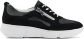 Waldlaufer Vrouwen Leren    Lage sneakers / Damesschoenen  735001 - Zwart - Maat 40