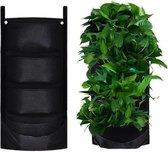 Vitamo™ Verticale Tuin met 4 Vakken - Hangende Plantenzak - Plantenhanger - Verticaal Tuinieren - Plantentuin - Moestuin - Kruidentuin - Kruiden - Duurzaam vilt - Waterdicht achterkant - 65 x 30cm
