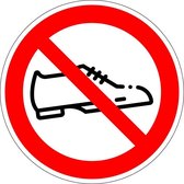 Schoenen uit sticker 200 mm