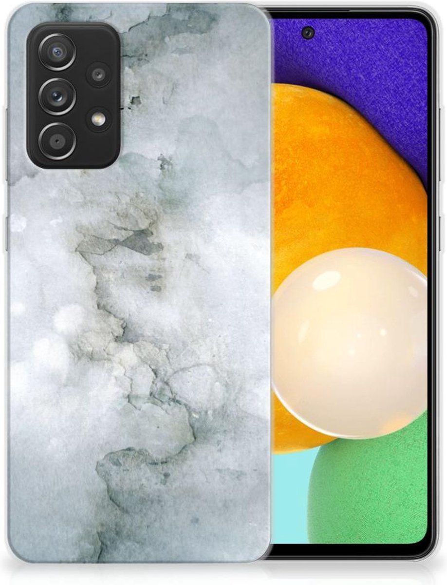 Hoesje maken Samsung Galaxy A52 (5G/4G) Painting Grey