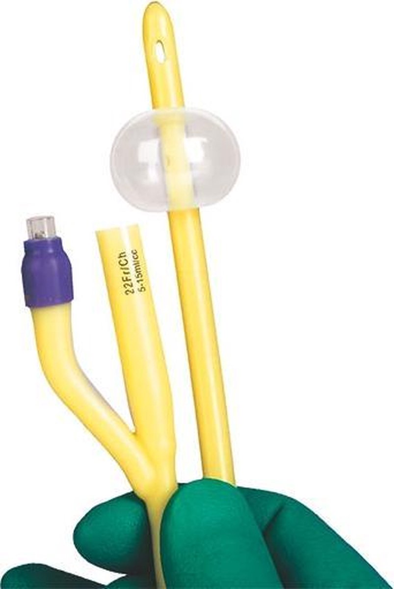 Silcoat Ballonkatheter CH 24 Volwasseneneducatie - Balloon grootte 15/05 ml