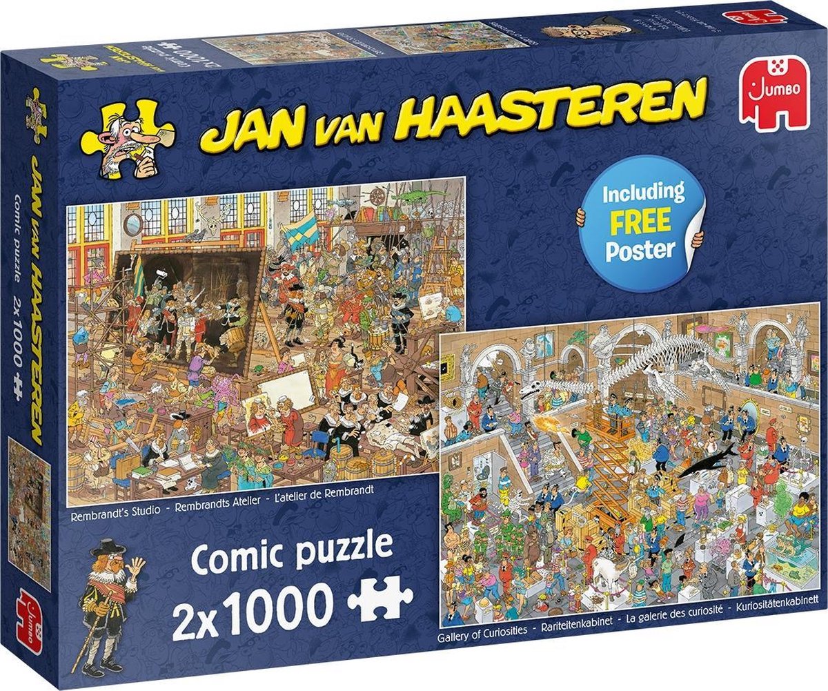 Jan van Haasteren A Trip to the Museum puzzel - 2 x 1000 stukjes (without gift) - Jan van Haasteren