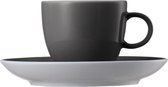 Thomas Sunny Day Espresso/mokka kop en schotel Grey