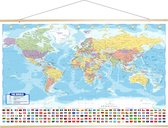 Posterhanger 120 cm met magnetische sluiting - Naturel