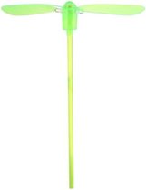 Afschiet Propeller Helikopter met LED Licht | Lightning Flying Stick |  Groen