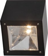 RTM Lighting Solar Wandlamp -Zwart -Warm Wit -10CM -Zonne-Energie