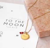 Ketting Goudkleurig - Stainless Steel - Mom - met Kaart