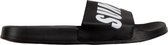 Sundek Slippers - Maat 42 - Mannen - Zwart/ Wit