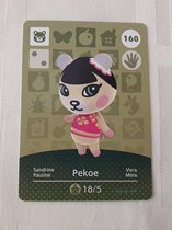 Amiibo animal crossing new horizons origineel Eu pekoe 160 kaart