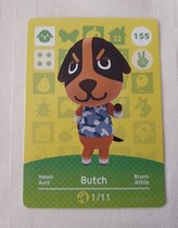 Amiibo animal crossing new horizons origineel Eu Butch 155 kaart