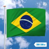 vlag Brazilie 200x300cm - Spunpoly