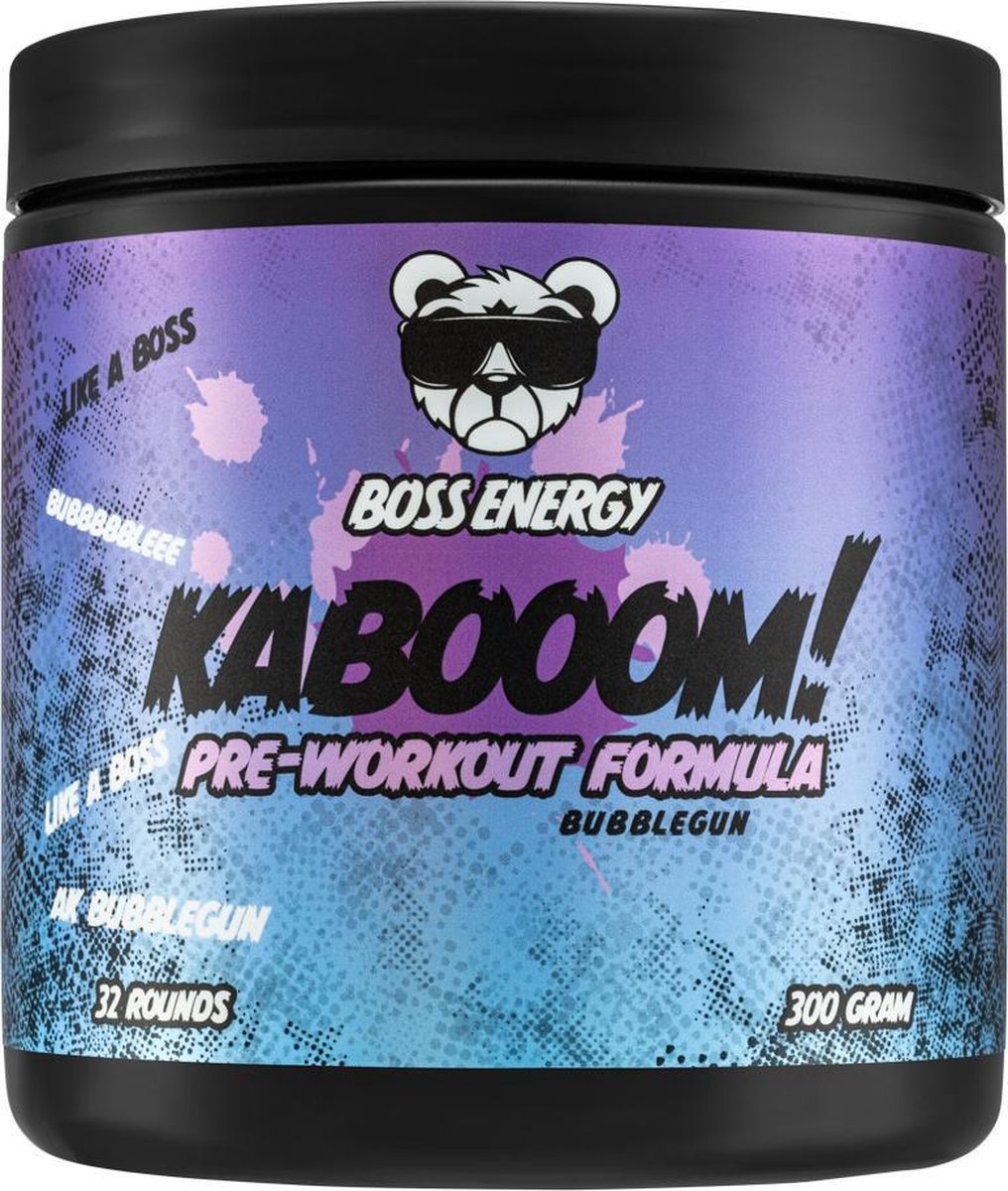 Boss Energy - preworkout - Kabooom! Preworkout - Bubblegun