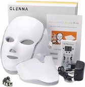 GLENNA® LED Gezichtsmasker - 7 Kleuren - Huidverzorging - Lichttherapie - Mesotherapie - Huidverjonging - Acne verzorging - Anti rimpel - Anti age - Photon LED Mask