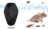 E-asylectric - 2x Muizenverjager - Muizenval - Muggenstekker - Ratten Verjager - Mieren Bestrijden - Voor Binnen - Zwart - Ongedierte Bestrijder - Insecten Bestrijder