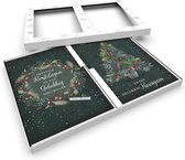 MGPcards - 10 Cartes de Noël de Luxe - Emballage 100% sans plastique - Imprimé à l'intérieur - Film - Boite : 20 x 27 x 2,2 cm