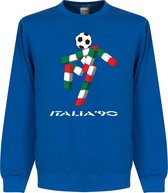 Italië 90 Mascot Sweater - Blauw - Kinderen - 128