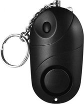 DrPhone KH1 - Zelfverdedigings apparaat - Mini LED knop - Zwart - 120-130dB - ABS - Alarm