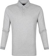 Suitable Emiel LS Polo Grijs - maat XL