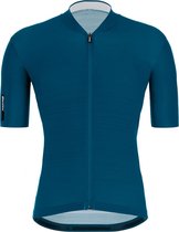 Santini Fietsshirt Korte mouwen Petrol Heren - Color S/S Jersey Petrol Green - L