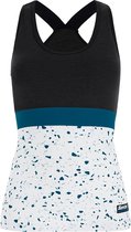 Santini Fietsshirt mouwloos Blauw Dames - Scia Pietra Tank Top For Women Silver Bullet - XL
