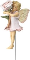 Flower Fairy Roos hangend/op pin 10cm