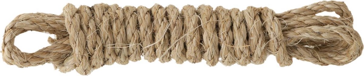 Starx. sisal touw naturel 10 meter 10mm. Voor de krabpaal.