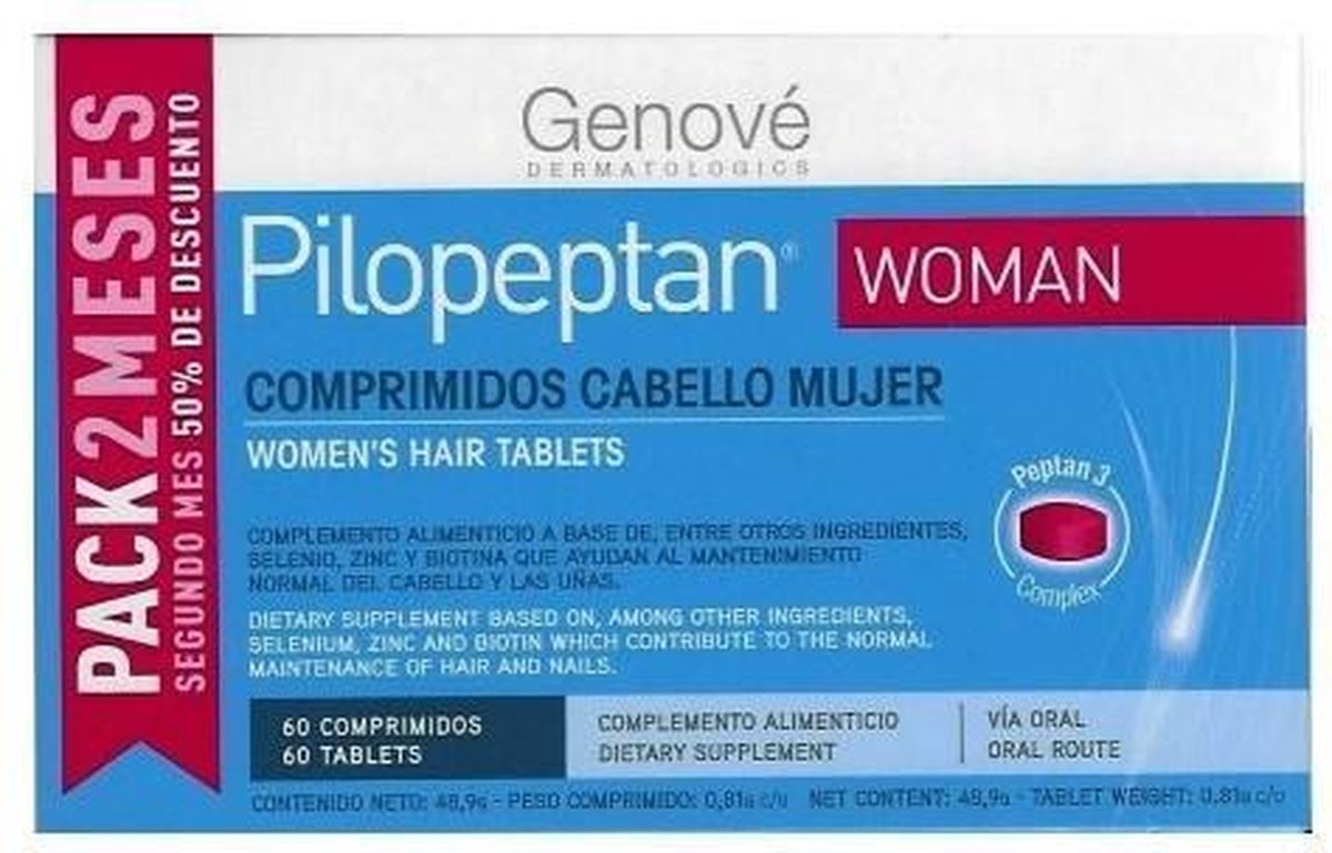 Pilopeptan Woman Duplo 2x30 Comprimidos