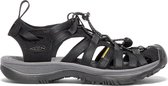 Keen Whisper Dames Wandelsandalen Black/Magnet | Zwart | Polyester | Maat 39.5 | K1018227