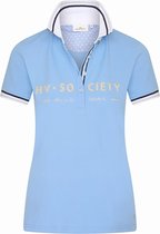 HV Polo Dames Poloshirt Society, lichtblauw