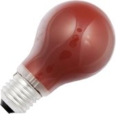 Schiefer halogeenlamp E27 Grote Fitting gls 28w 60x105 230v 2800k rood