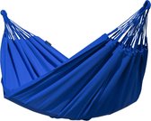 Potenza® COLOMBIAANSE hangmat - 2 persoons incl. ophangset -EXTRA STEVIG- UV bestendig katoen- Blauw- Merida